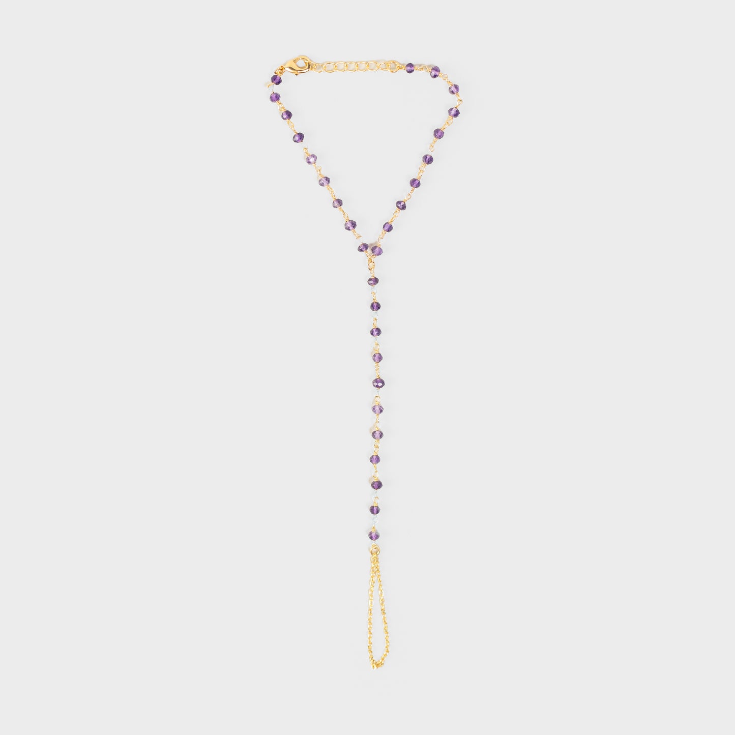 AMETHYST HAND CHAIN