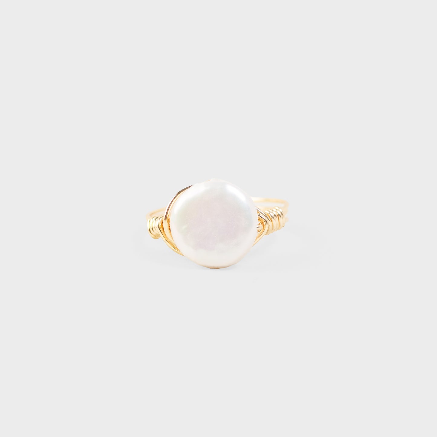 COIN PEARL RING