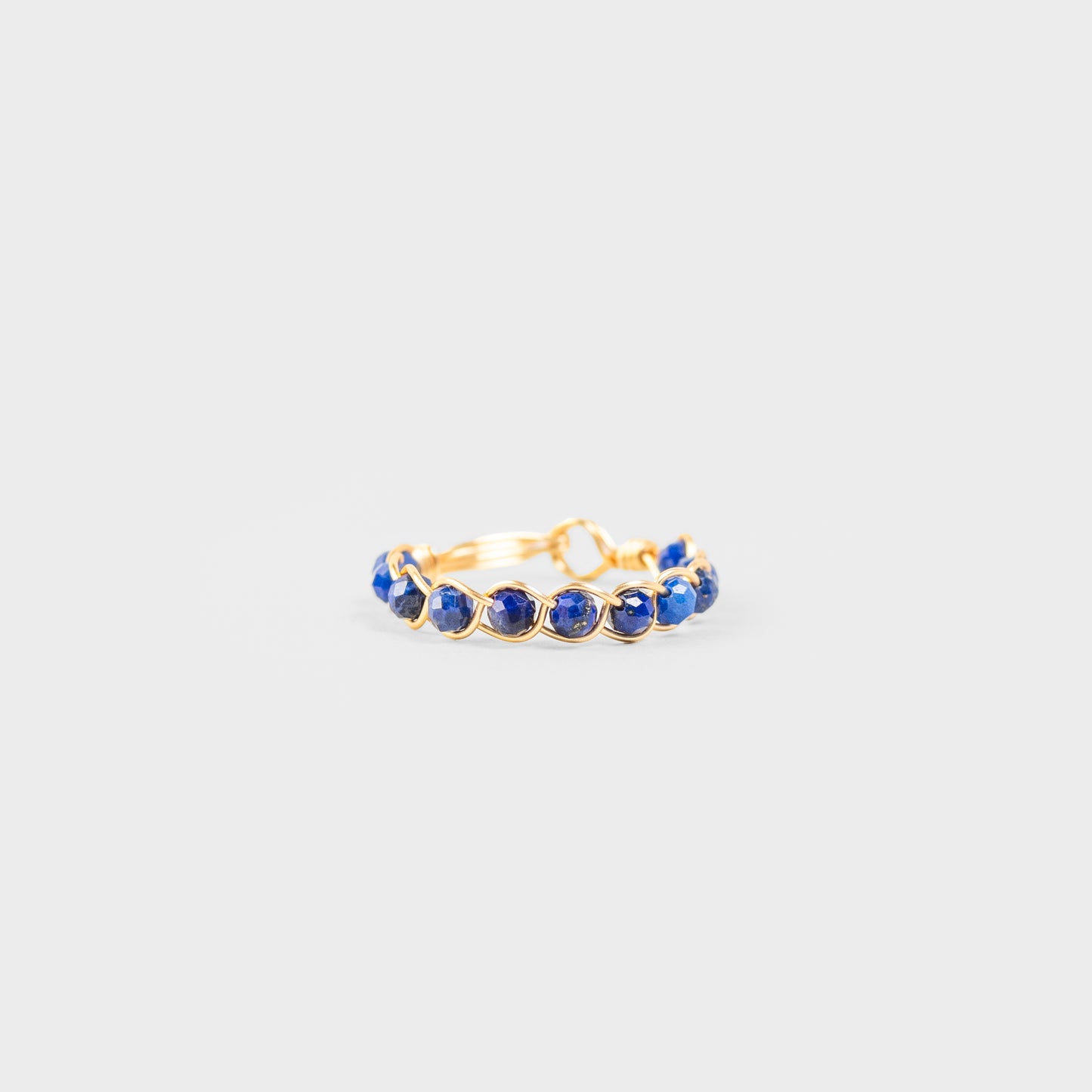 LAPIS LAZULI BRAIDED RING