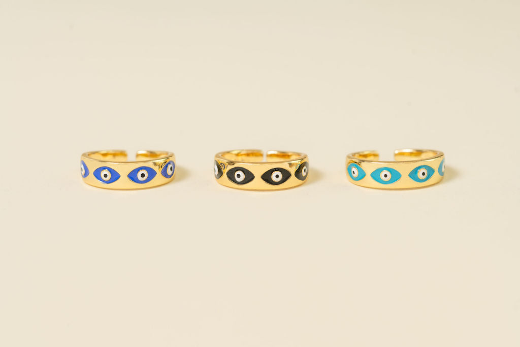 Blue Third Eye Ring